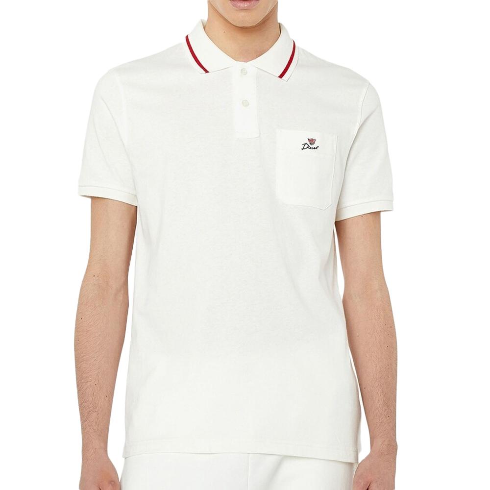 Polo Beige Homme Diesel 0BJAN pas cher