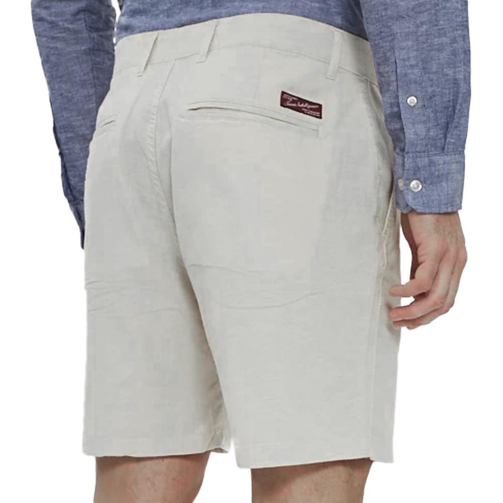 Short Gris Homme Jack & Jones Linen chino vue 2