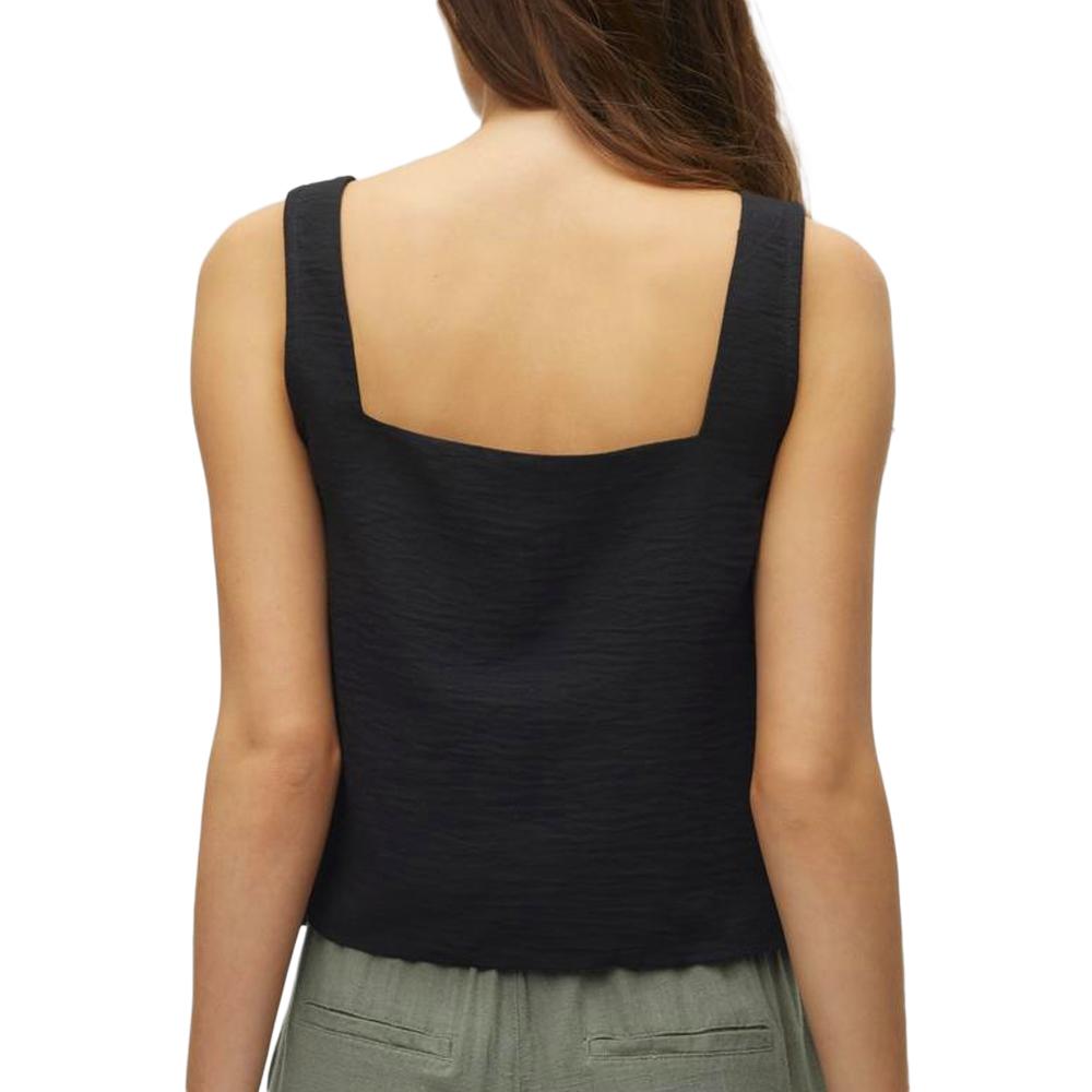 Top Noir Femme Vero Moda Kita vue 2