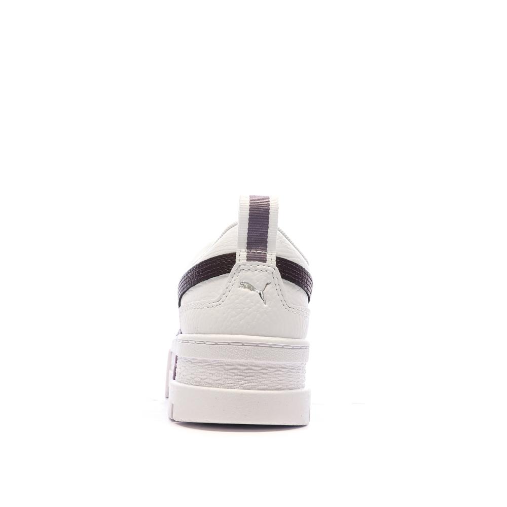 Baskets Blanches/Noires Fille Puma Mayze vue 3