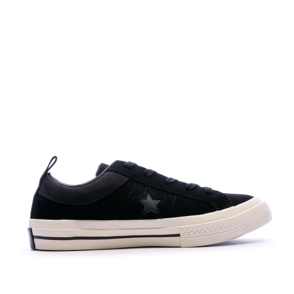 Baskets noires garçon Converse ONE STAR OX vue 2