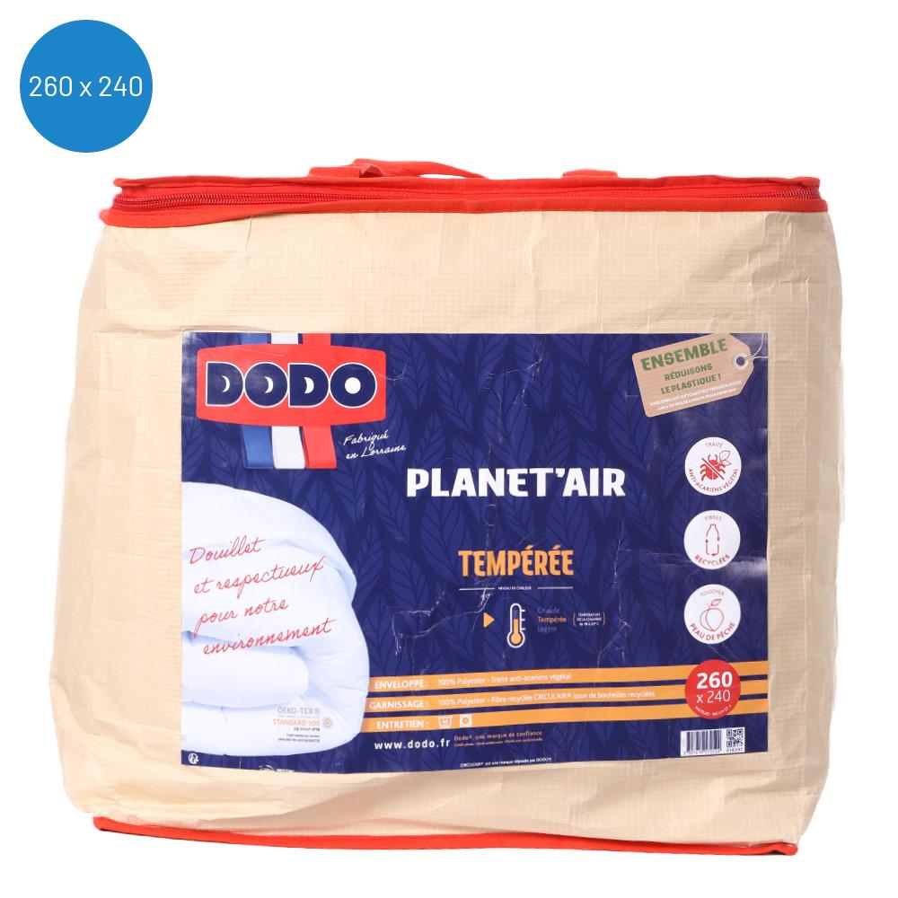 Couette Blanches Tempérée Dodo Planet'air 260x240 pas cher