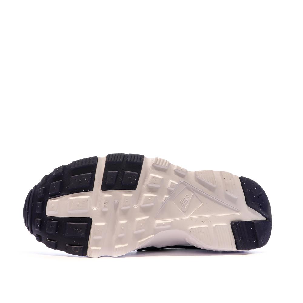 Baskets Grises/Vertes Garçon Nike Huarache vue 5