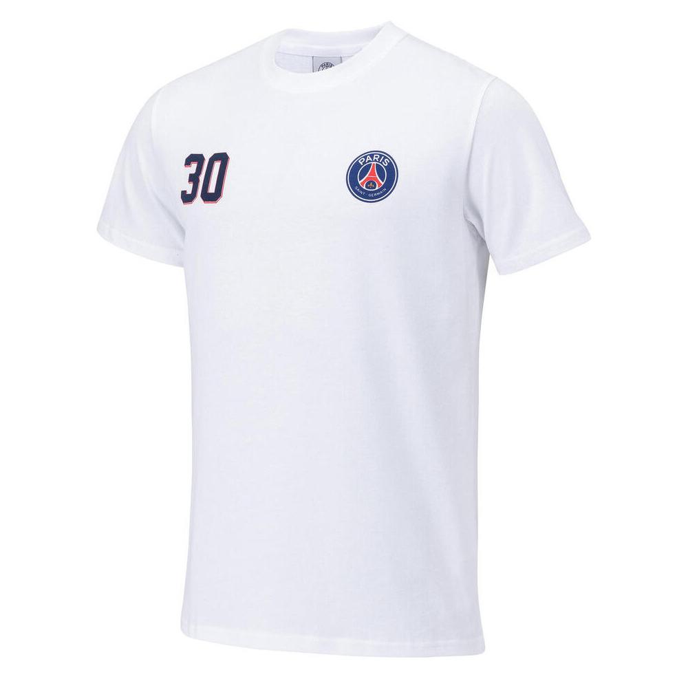 Messi T-shirt Blanc Homme PSG pas cher