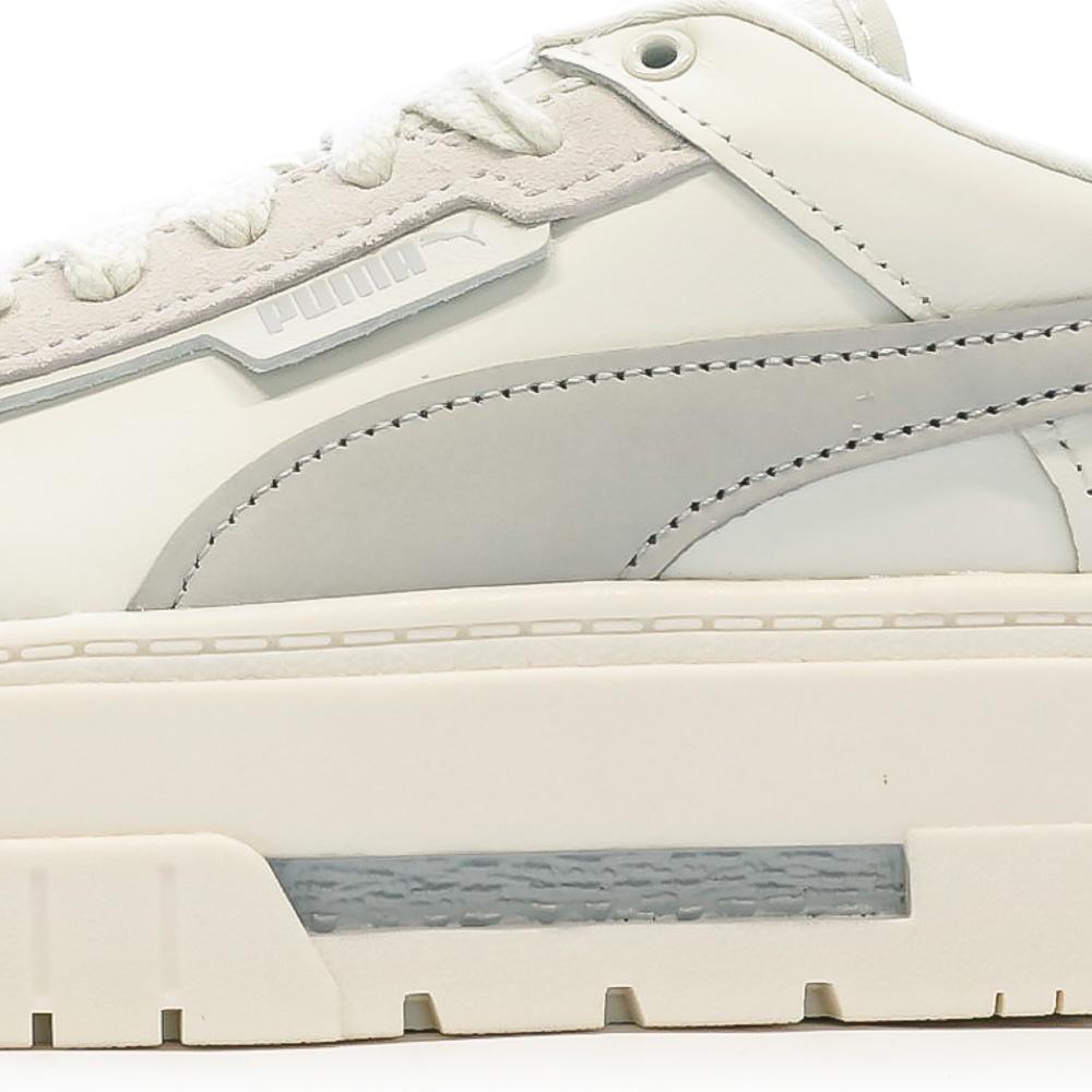 Baskets Écru/Gris Femme Puma Mayze Crashed Selflove vue 7