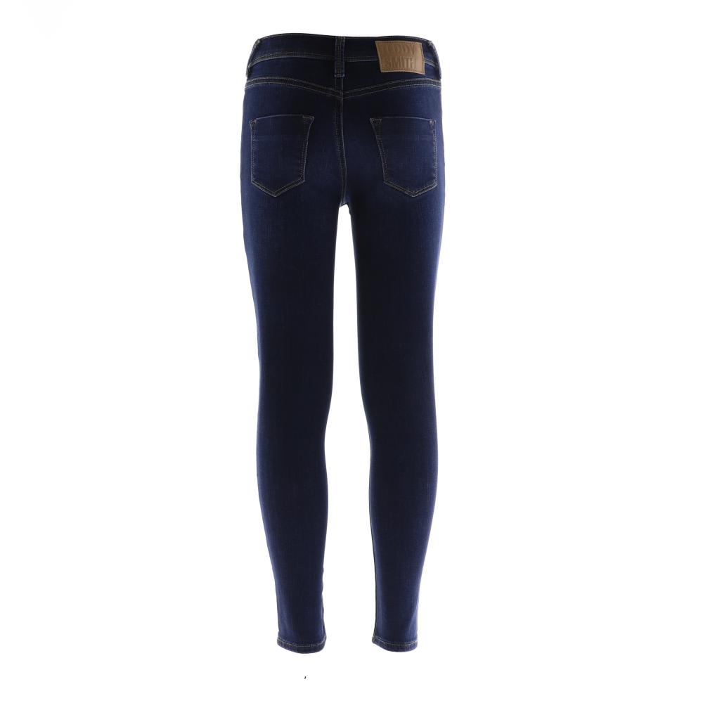 Jean Skinny Bleu foncé Fille Teddy Smith THE JEG vue 2