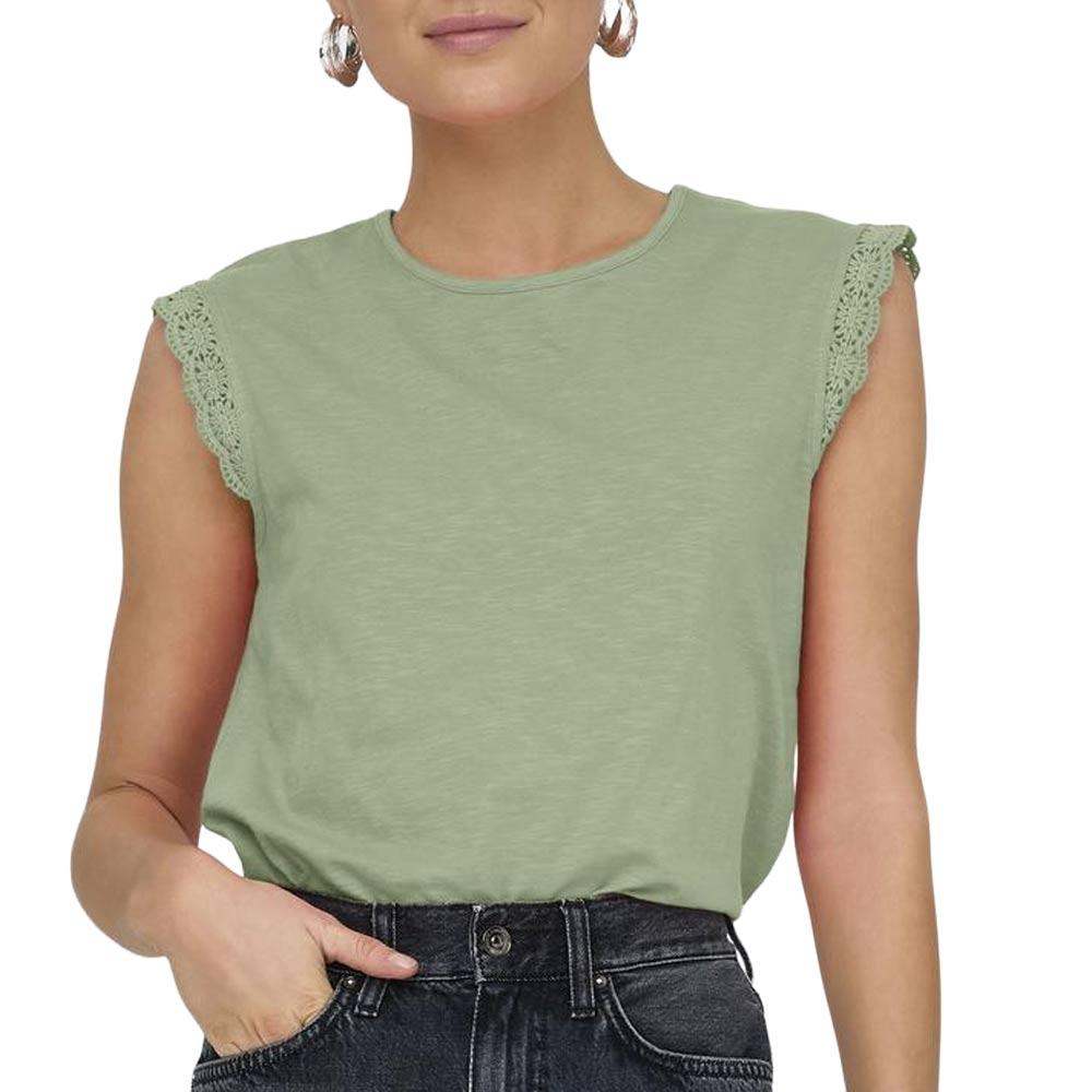 T-Shirt Vert Femme JDY Salva pas cher