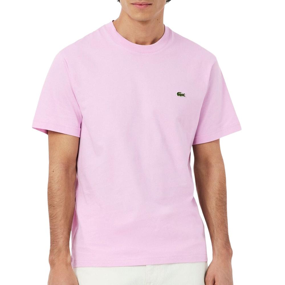 T-shirt Rose Homme Lacoste TH73181 pas cher