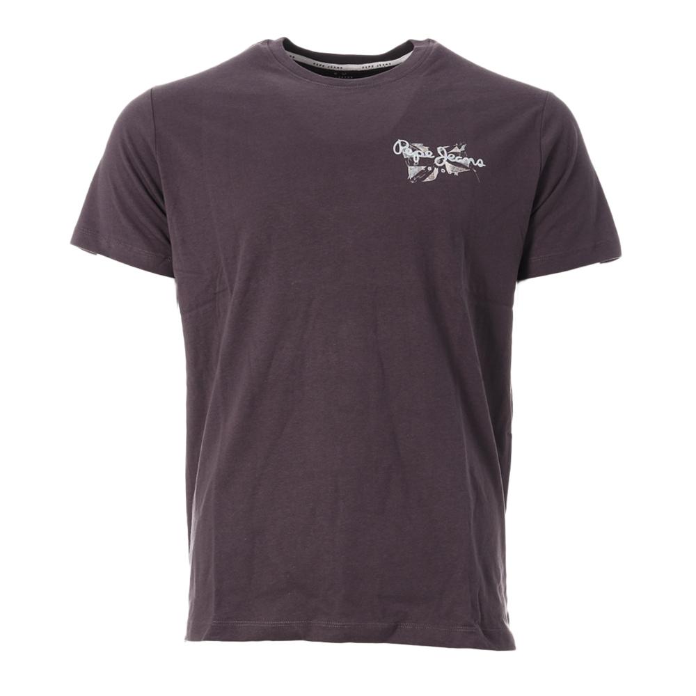 T-Shirt Noir Homme Pepe jeans Tonal pas cher
