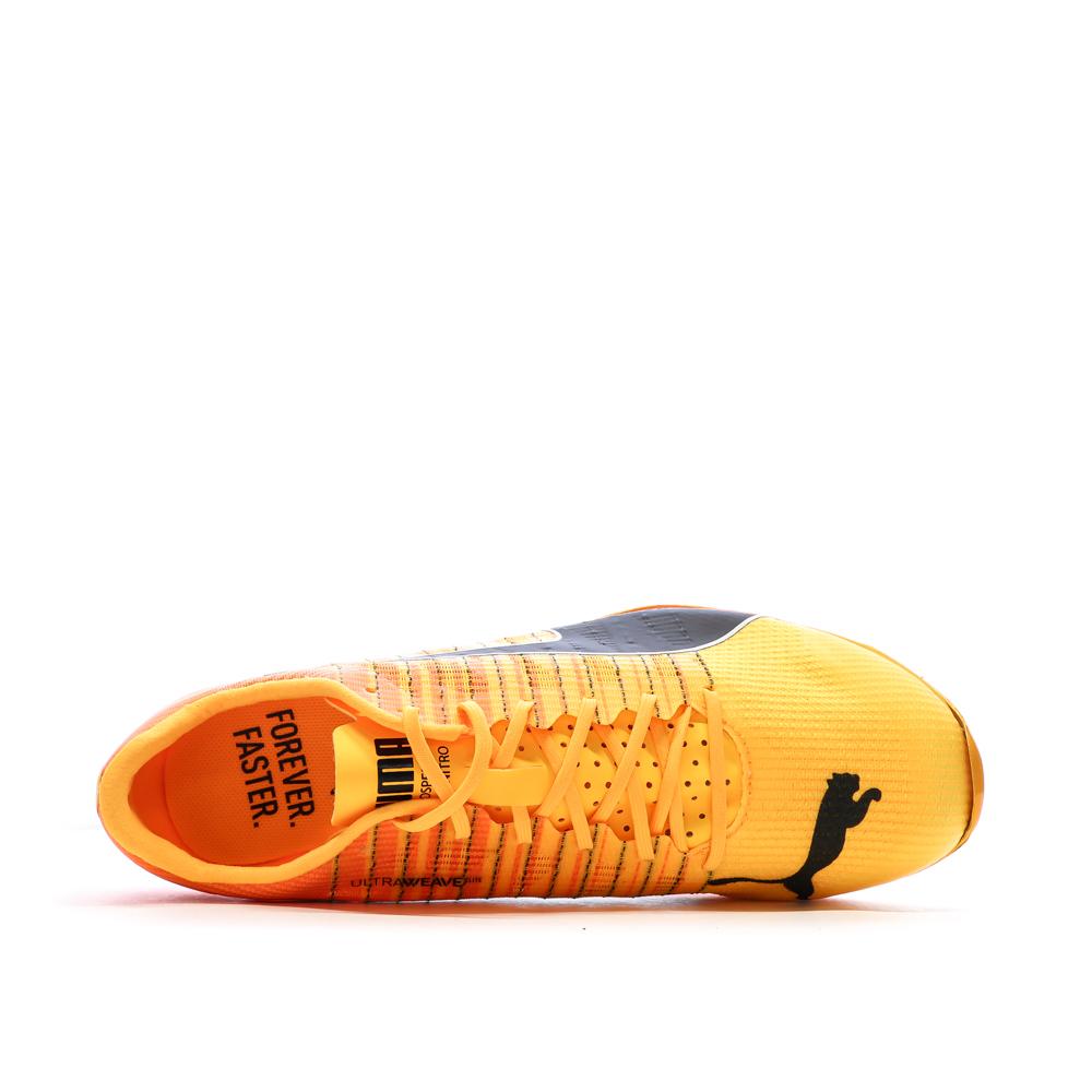 Chaussures d'Athlétisme Orange Rose Mixte Puma evoSPEED Sprint NITRO 2 vue 4