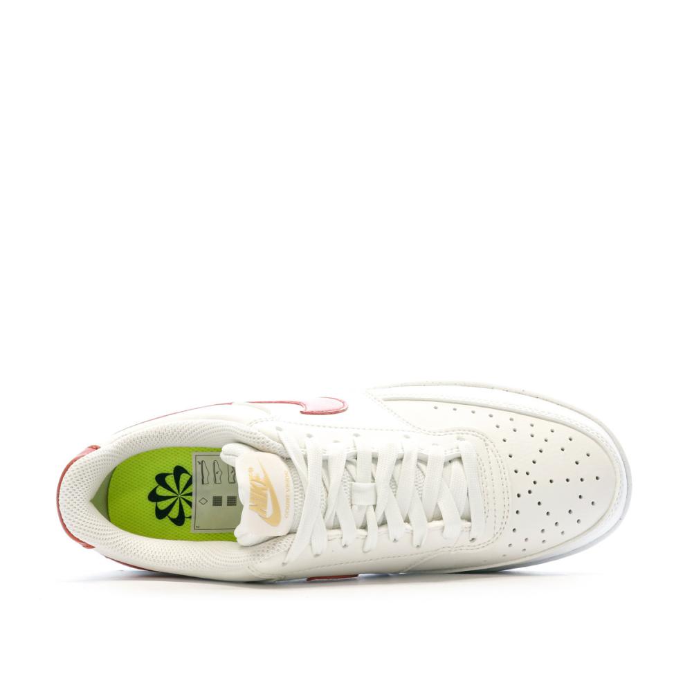 Baskets Blanches Homme Nike Court Vision Low DH3158-104 vue 4