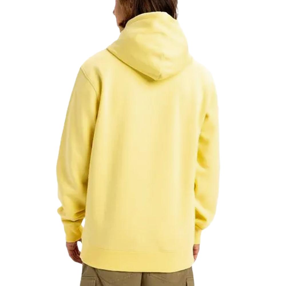 Sweat à Capuche Jaune Homme Quiksilver Fineline vue 2