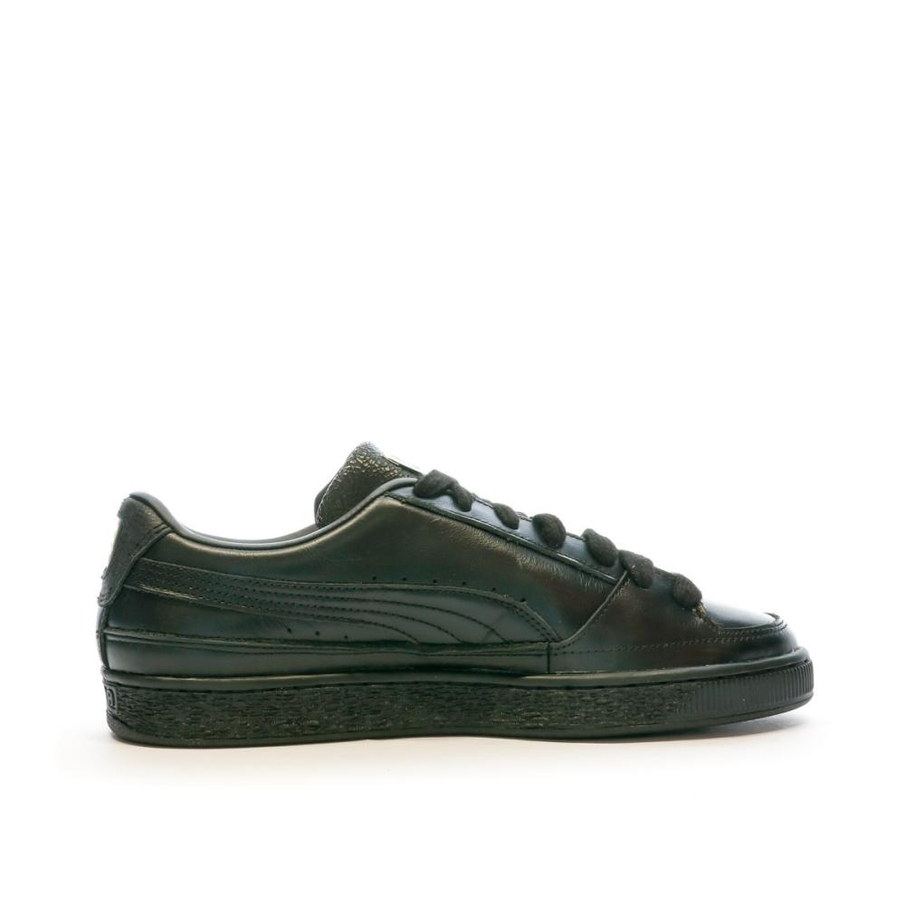 Baskets Noires Homme Puma Suede Rhuigi vue 2