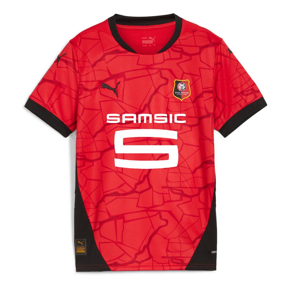 Stade Rennais Maillot Réplica Domicile Junior Puma 2024/2025 pas cher