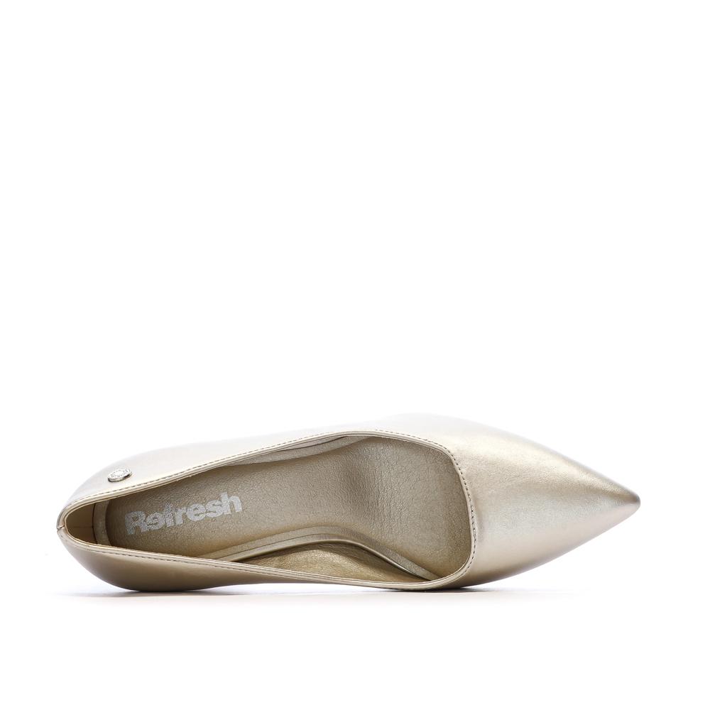 Zapatos de tacón dorados para mujer Refresh 175078 ver 4