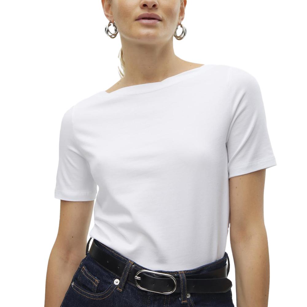 T-shirt Blanc Femme Vero Moda Panda pas cher