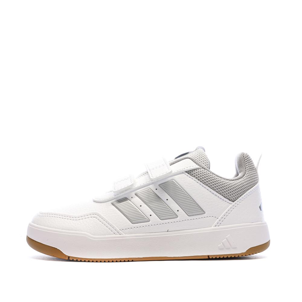 Baskets Blanc/Gris Enfant Adidas Tensaur KJ9771 pas cher