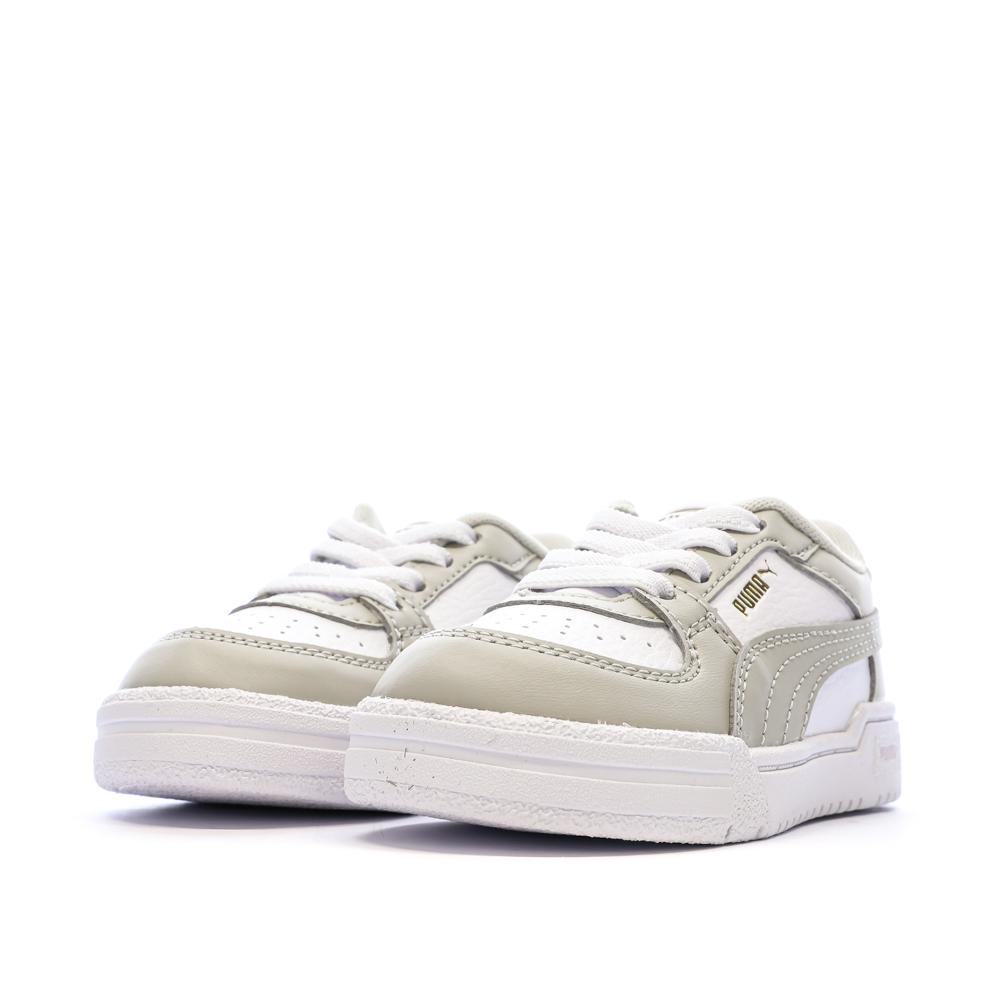 Baskets Blanc/Beige Enfant Puma Ca Pro Classic vue 6