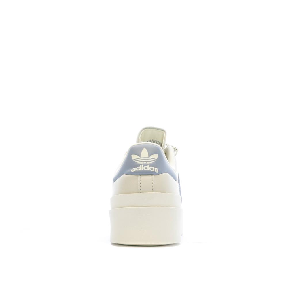 Baskets Blanche Femme Adidas Superstar Bonega vue 3