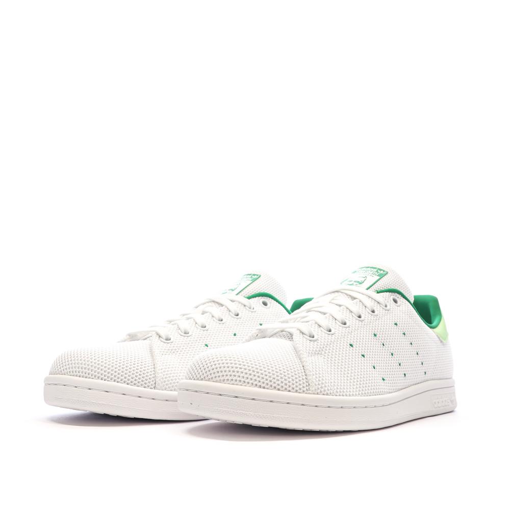Baskets Blanches/Vertes Homme Adidas Stan Smith ID3116 vue 6