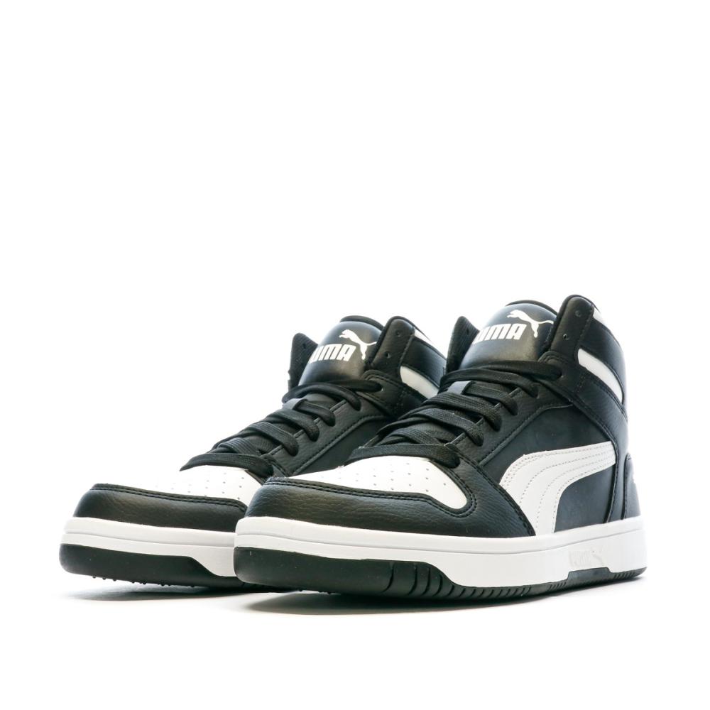Baskets Noires/Blanches Homme Puma Rebound vue 6