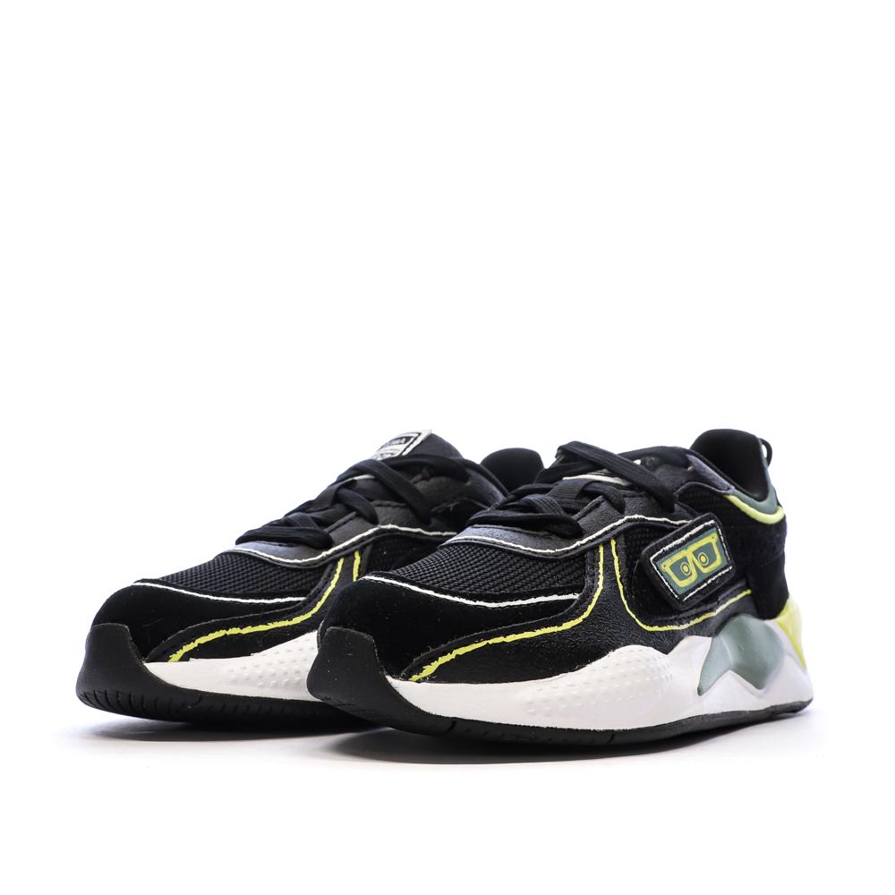 Baskets Noires/Jaunes Garçon Puma Spongebob 393891 vue 3