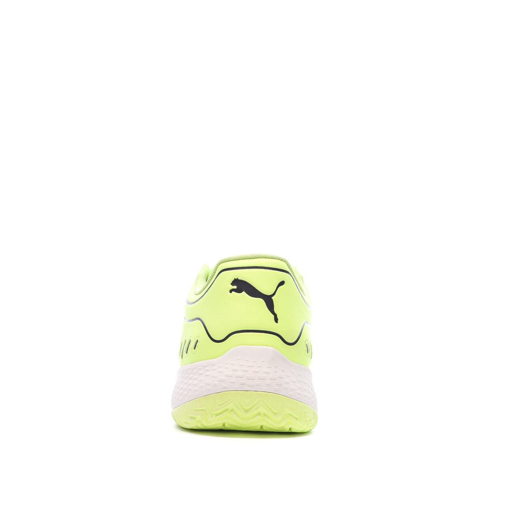 Chaussures de Padel Jaune Fluo Homme Puma Solarsmash vue 3