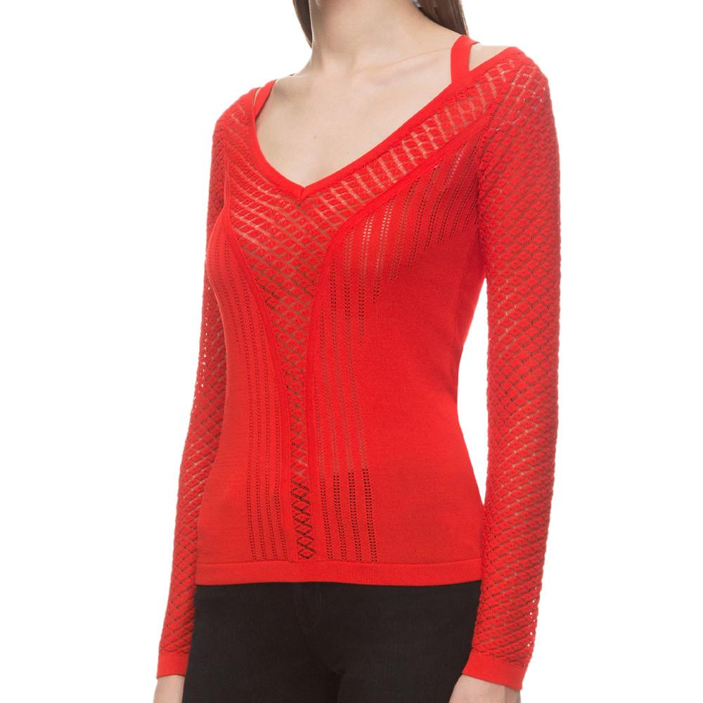 Pull Rouge Femme Guess Gabrielle pas cher