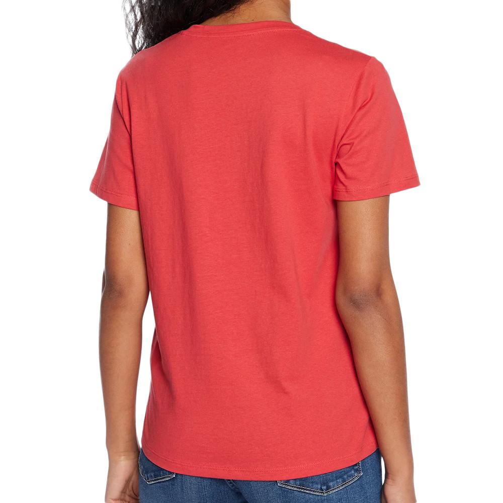 T-shirt Rouge Femme Pepe jeans Wendy V vue 2