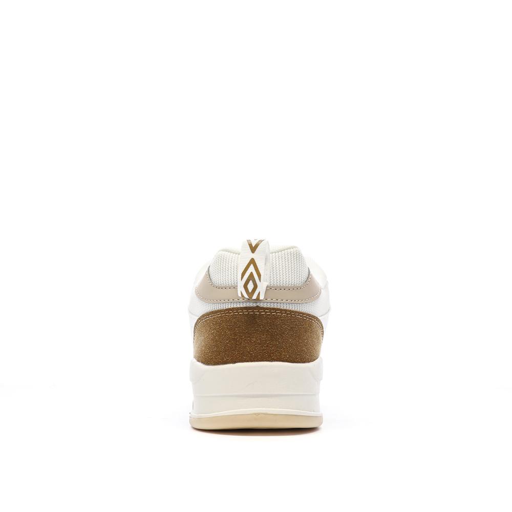 Baskets Blanches/Beiges/Camel Homme Umbro Tywen vue 3
