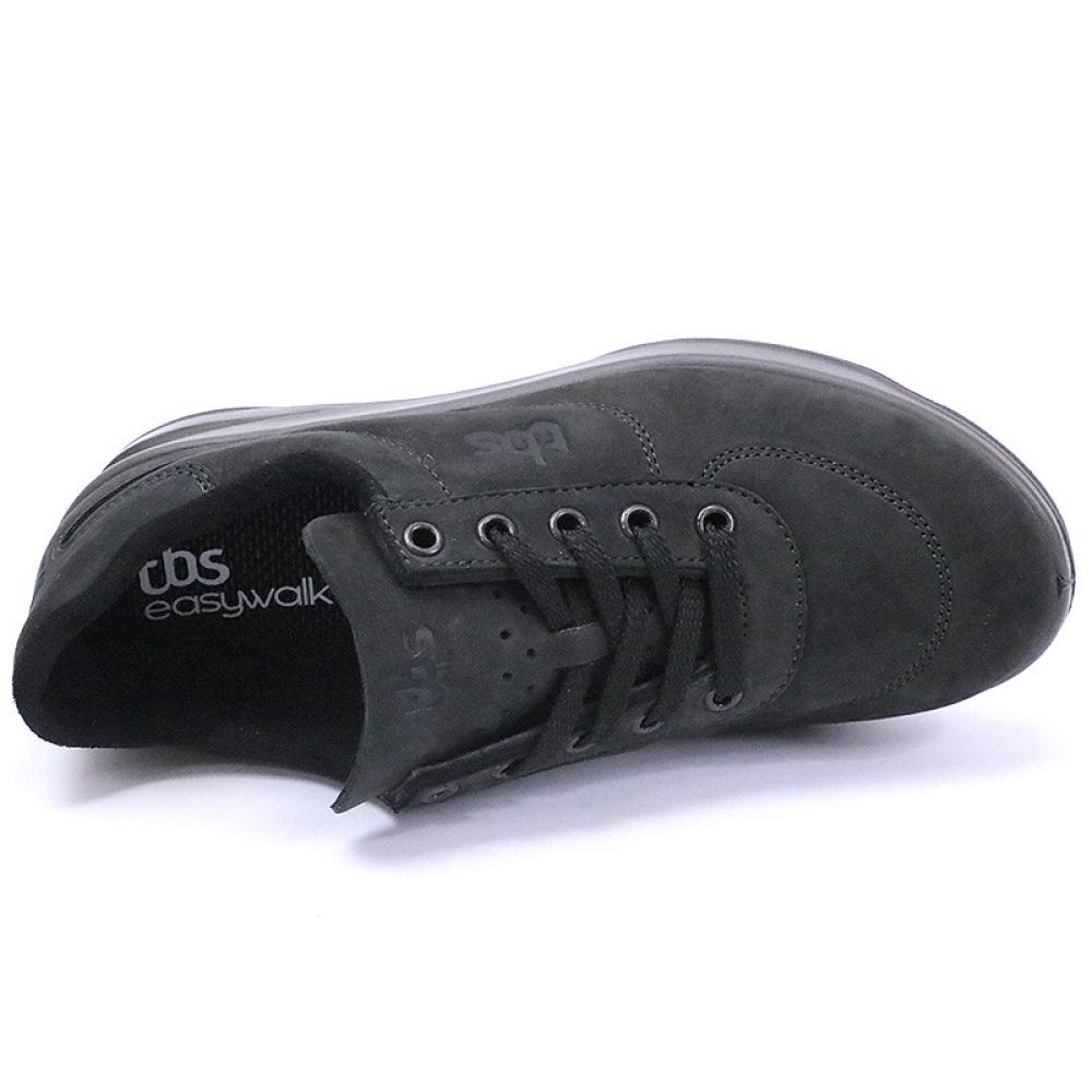 Chaussures Grise en cuir femme TBS Brandy vue 4
