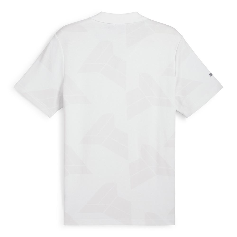 Polo Blanc Homme Puma Bmw Mms Jaquard vue 2