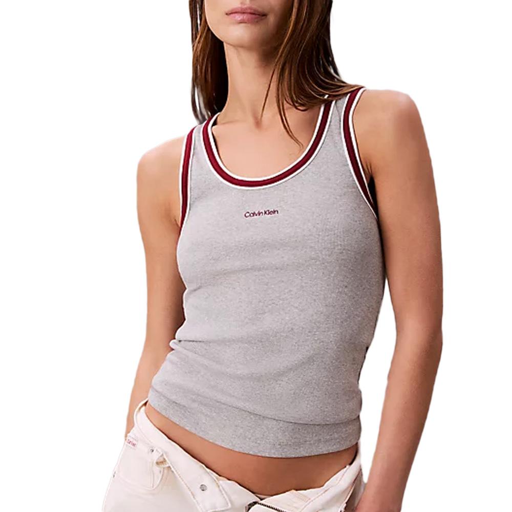 Débardeur Gris Femme Calvin Klein Jeans LV047D200G pas cher