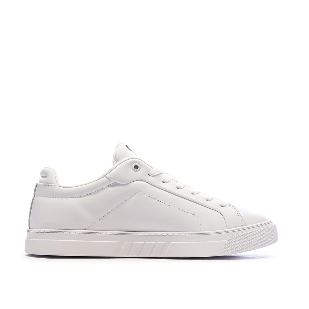 Baskets Blanches Homme Tommy Hilfiger Icon Court Lth Flag vue 2
