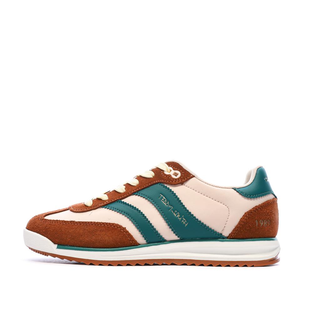 Baskets Rose/Vert Femme Teddy Smith 120320 pas cher
