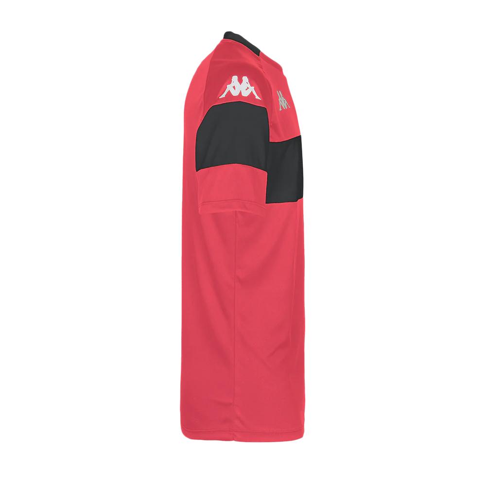 T-Shirt de Sport Rouge Garçon Kappa Dareto 33133WWJR vue 2