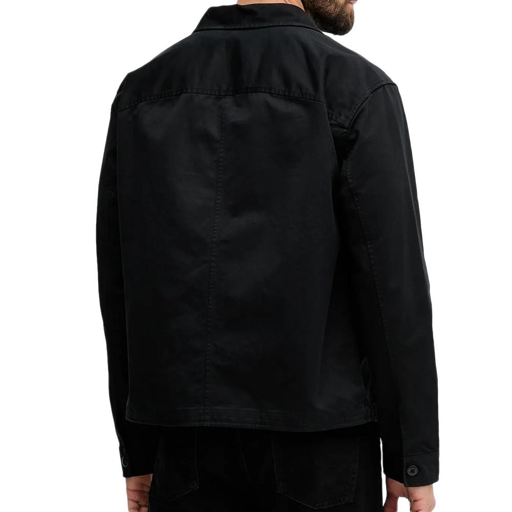 Veste Noir Homme Calvin Klein Jeans Overshirt vue 2