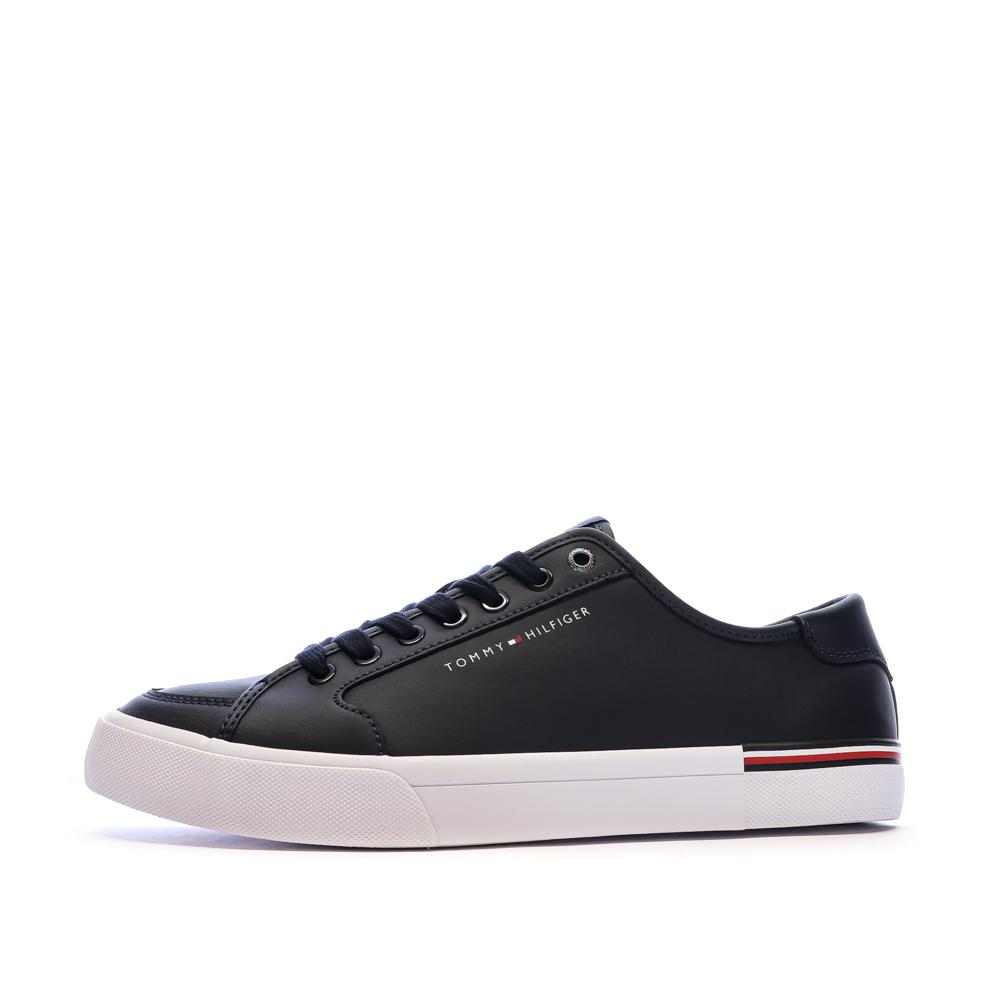 Baskets Marines Homme Tommy Hilfiger Core Corporate Vulc pas cher