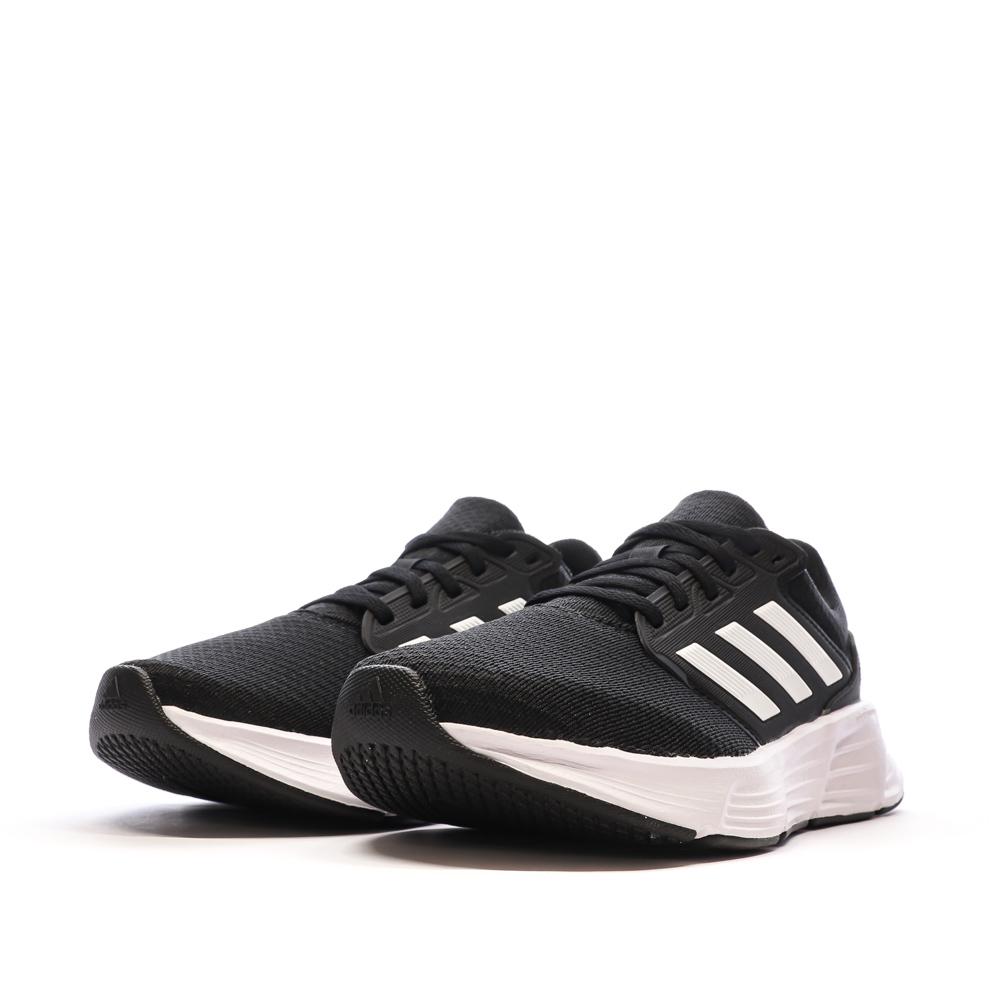 Chaussures de running Noires/Blanches Femme Adidas Galaxy 6 vue 6