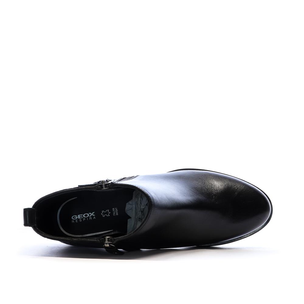 Bottines Noires Femme Geox Resia vue 4