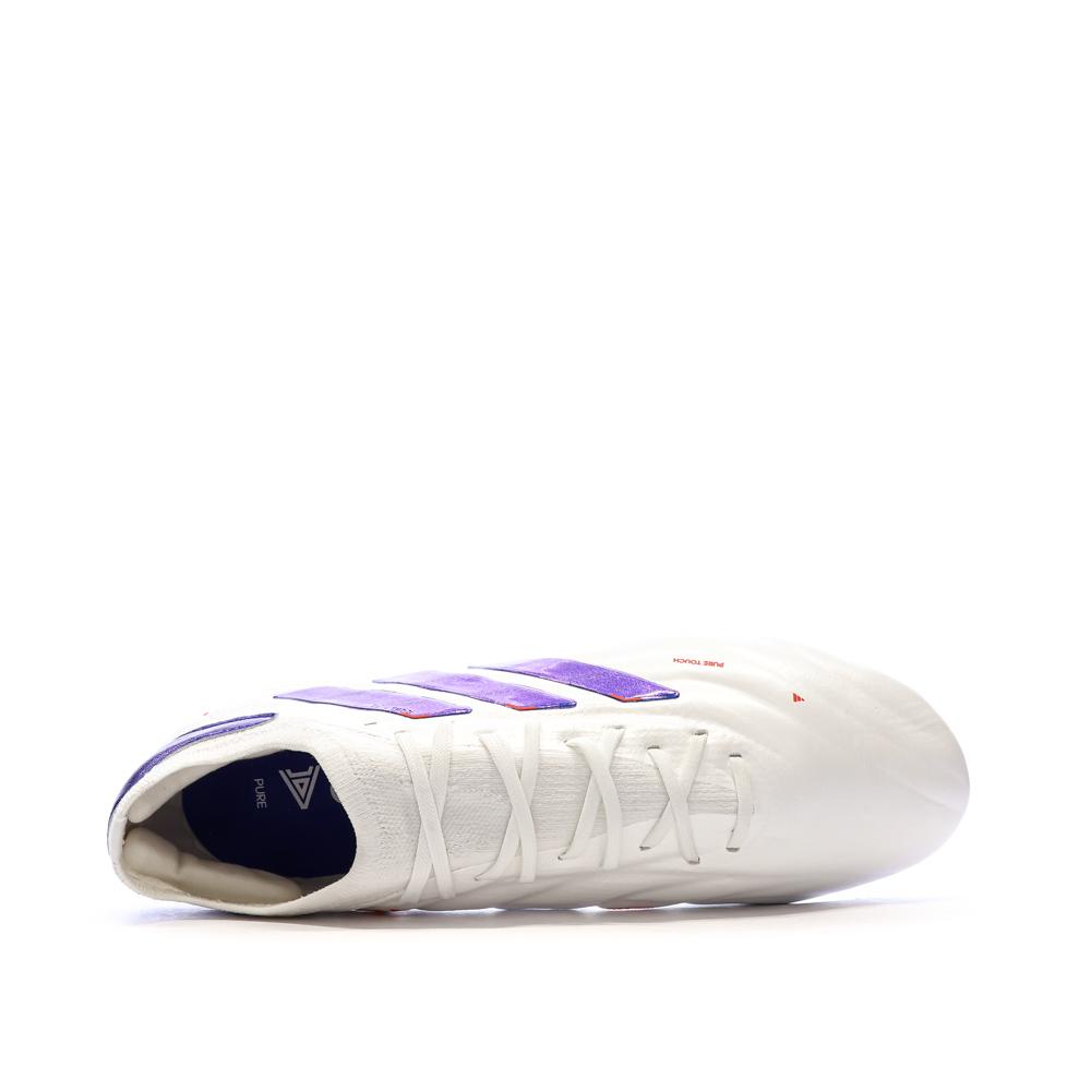 Chaussures de Football Blanc/Bleu Homme Adidas Copa Pure 2 Elite vue 4