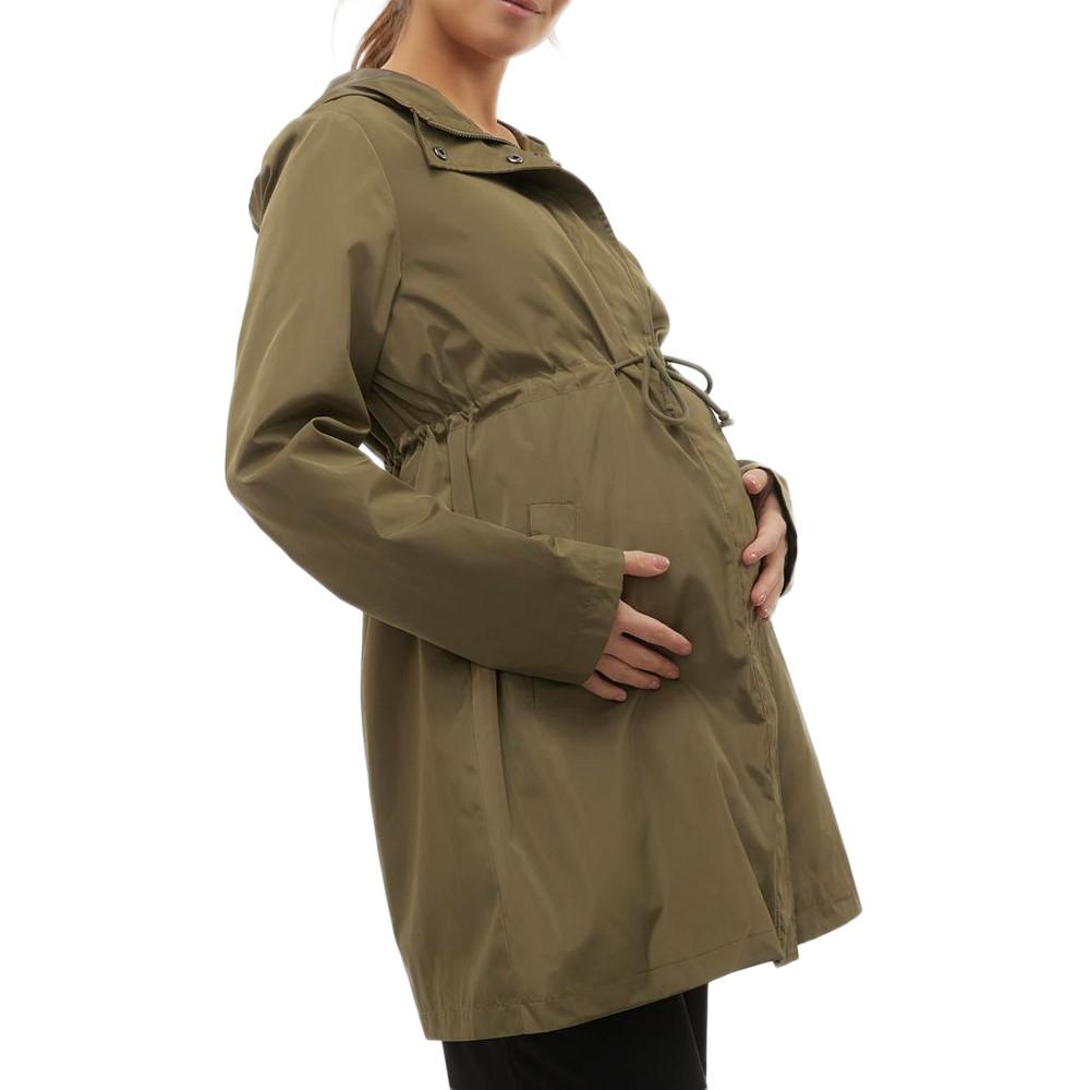 Parka Kaki Femme Mamalicious Alma pas cher
