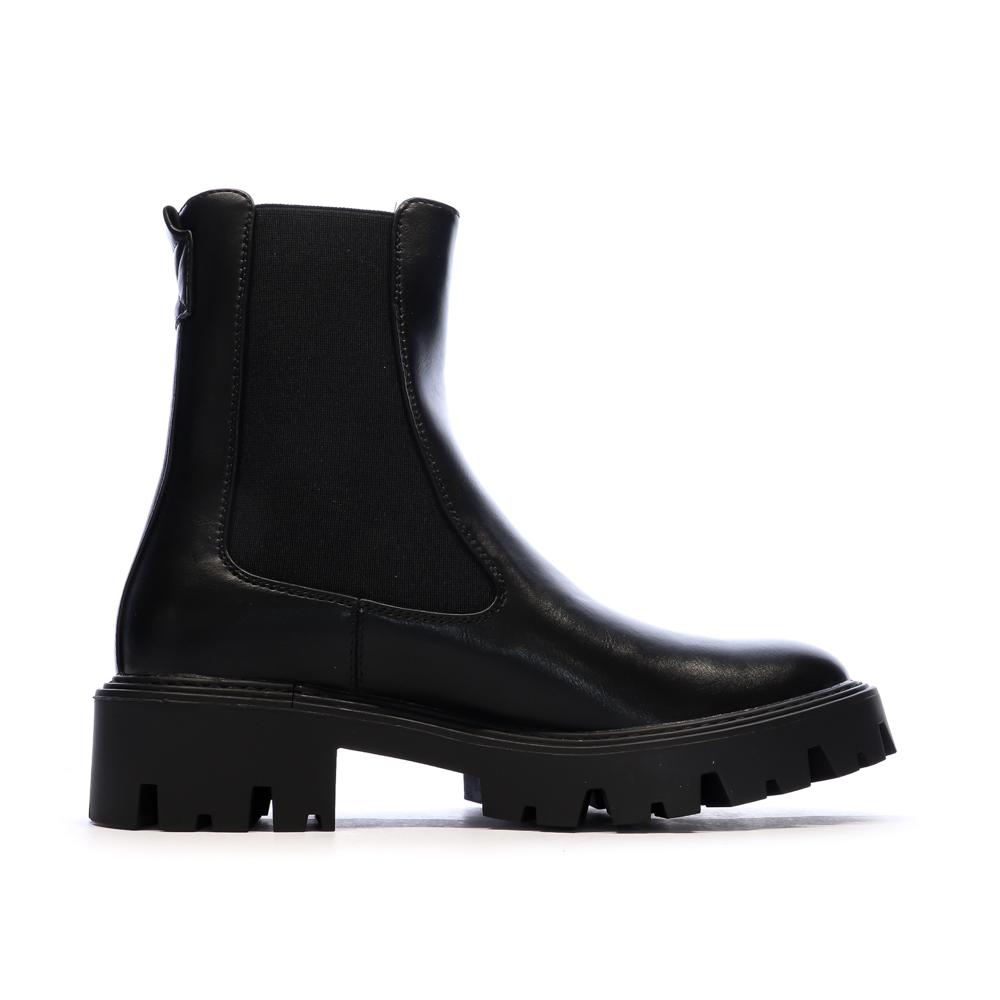 Bottines Noires Femme Only Betty vue 2