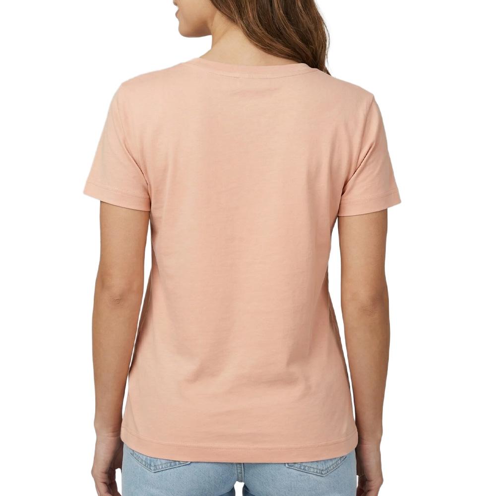 T-Shirt Rose Femme Calvin Klein Jeans Archive LV047B205G vue 2