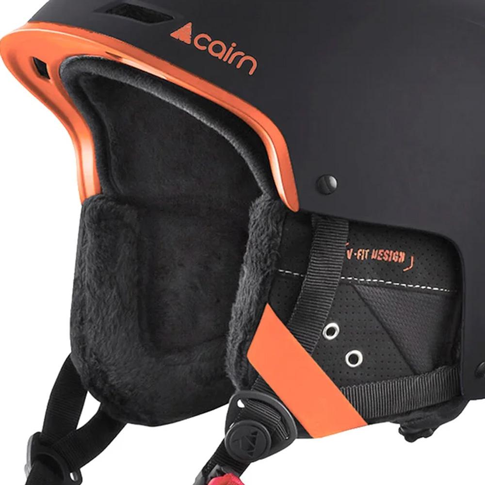 Casque de Ski Noir Mixte Cairn Reveal Mat Fire vue 2