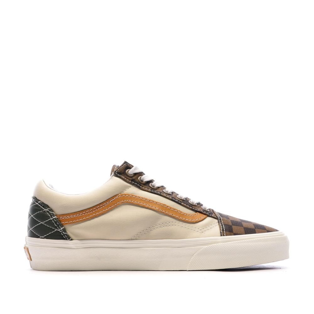 Baskets Beige/Marron Femme Vans Old Skool vue 2