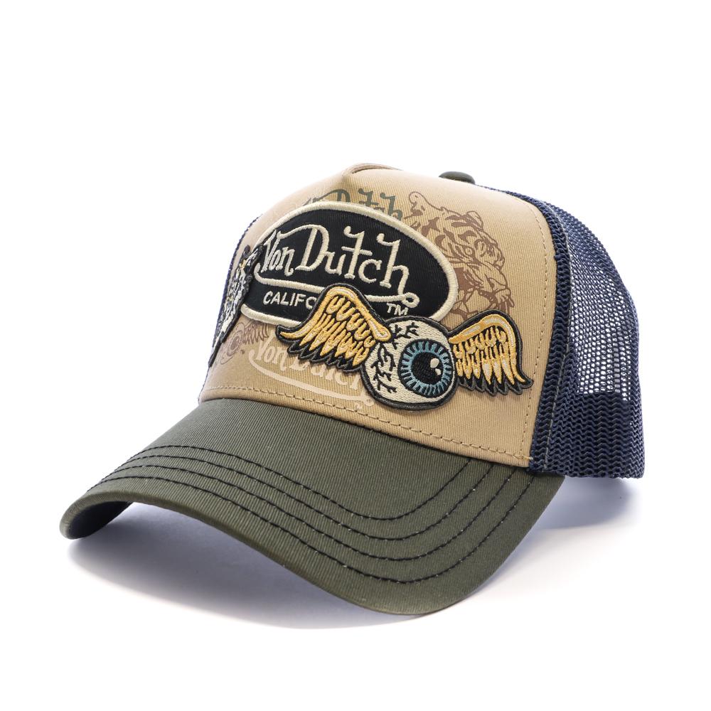 Casquette Beige/Kaki Homme Von Dutch USED pas cher