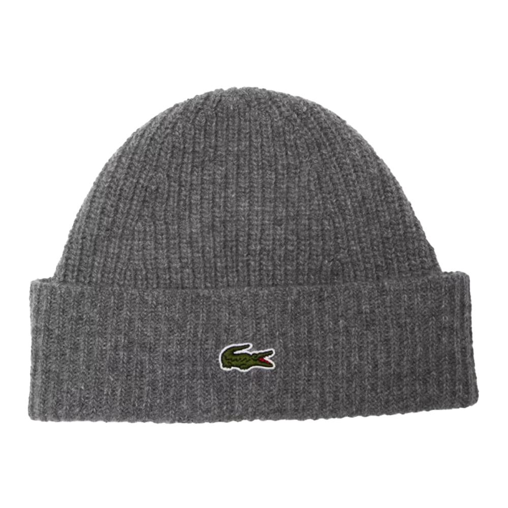 Bonnet Gris Homme Lacoste RB9883 pas cher