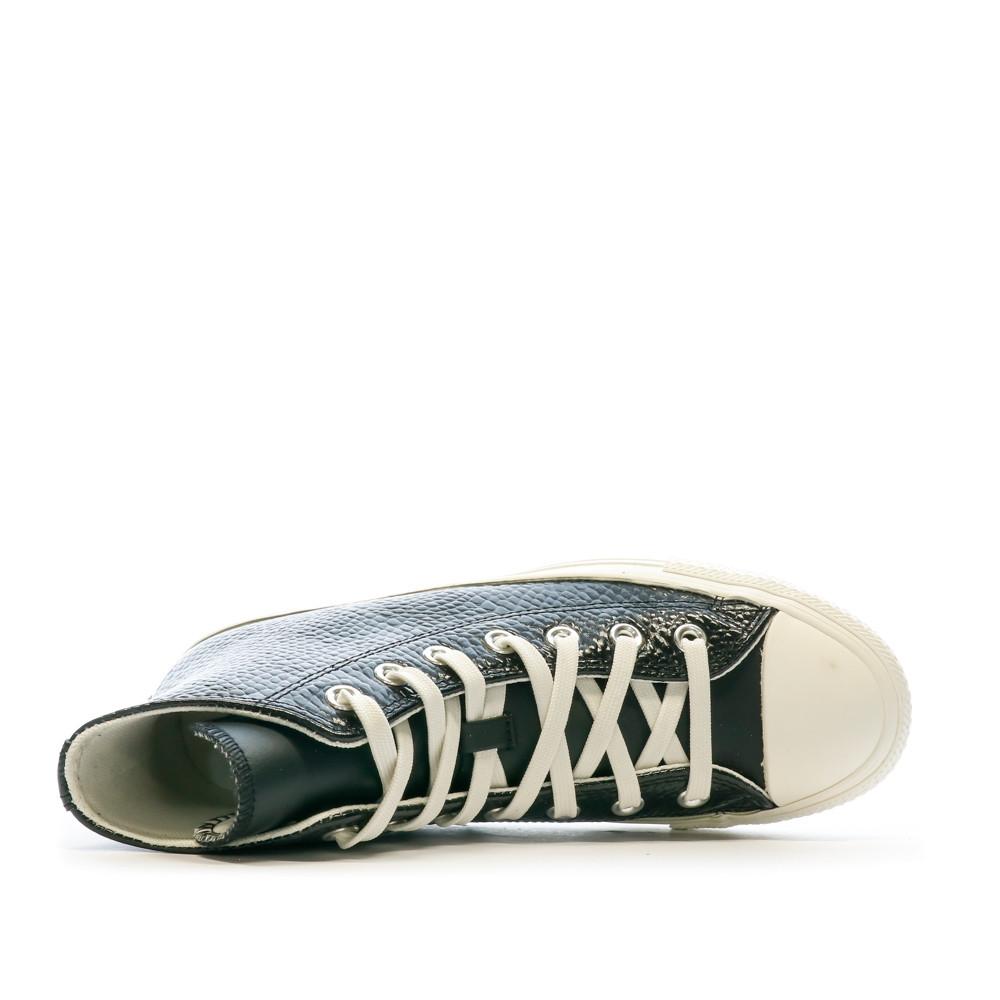 Baskets Noires Femme Converse Ctas Hi vue 4