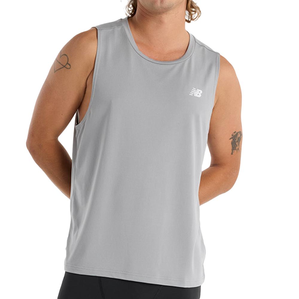 Débardeur Gris Homme New Balance Sport Tank pas cher